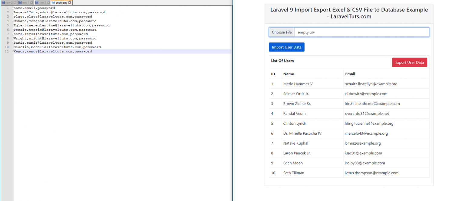 Laravel 9 Import Export Excel And Csv File To Database Example 6228